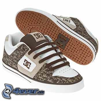 DC Shoes, brown sneakers