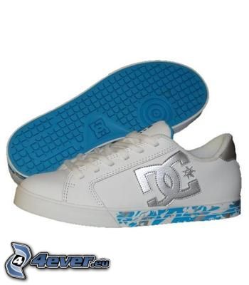 DC Shoes, white sneakers