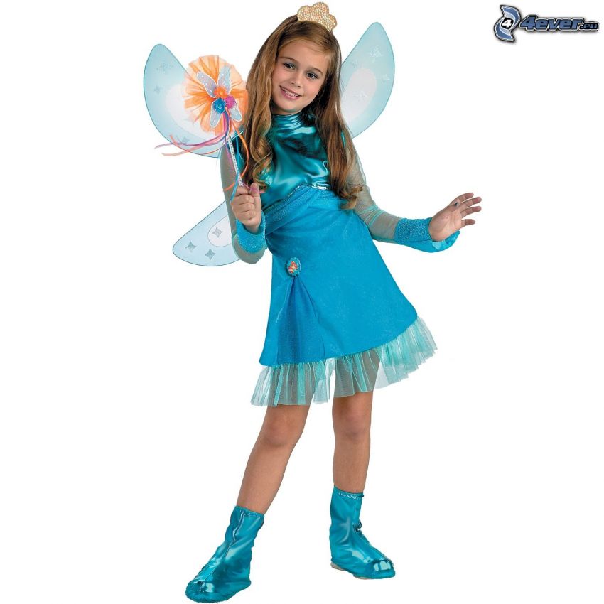 girl, fairy, angel, costume
