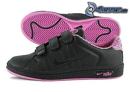 Nike, black sneakers