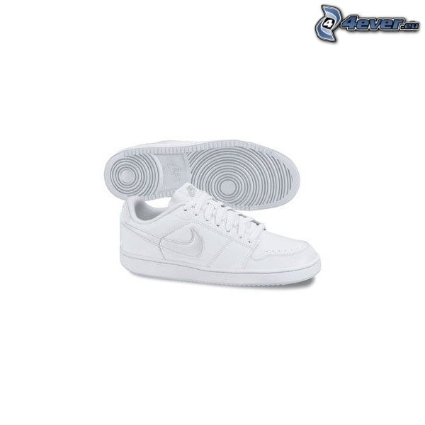 Nike, white sneakers