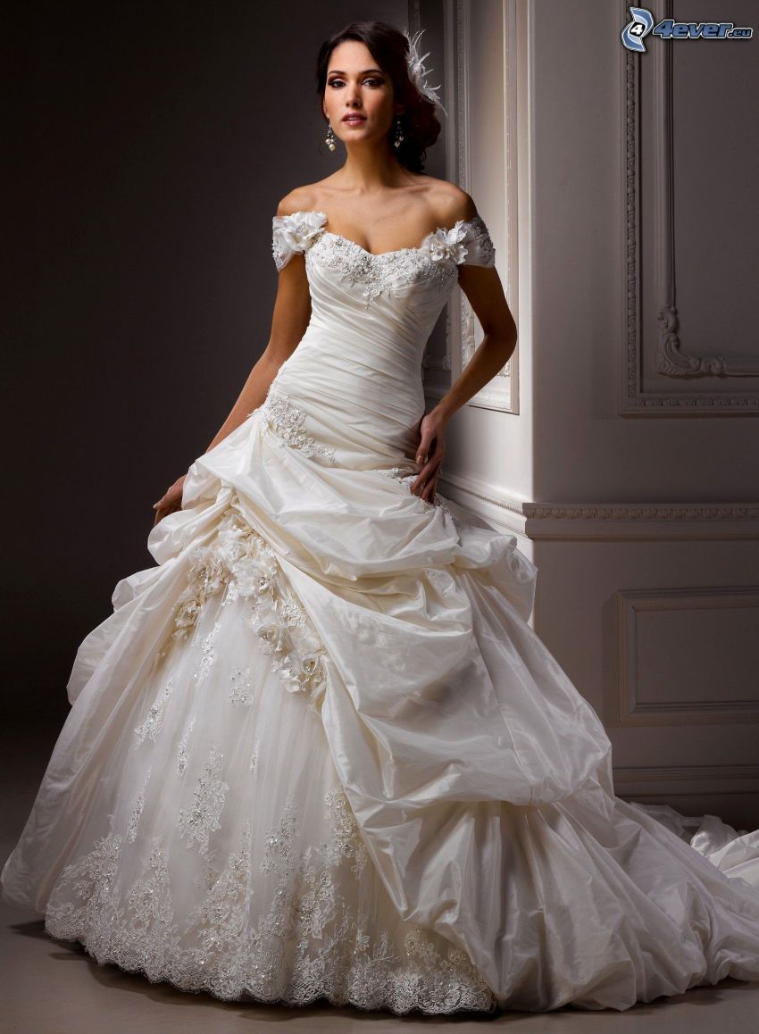 wedding dress, bride