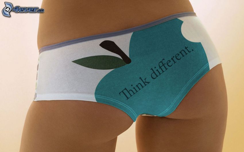 Apple, panties, sexy ass