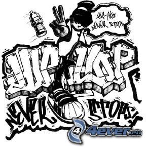 hip hop, graffiti