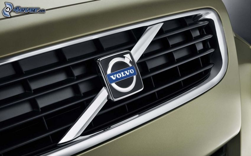 Volvo, logo, front grille