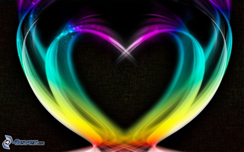 colored heart