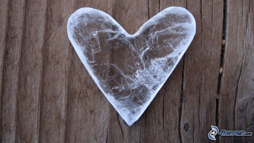 frozen heart, wood