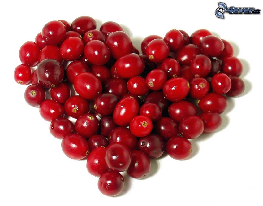 heart, cranberries