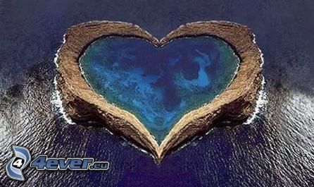 heart, island