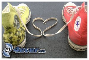 heart of laces, shoes