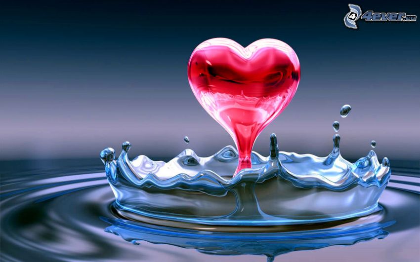 heart of the water, drop