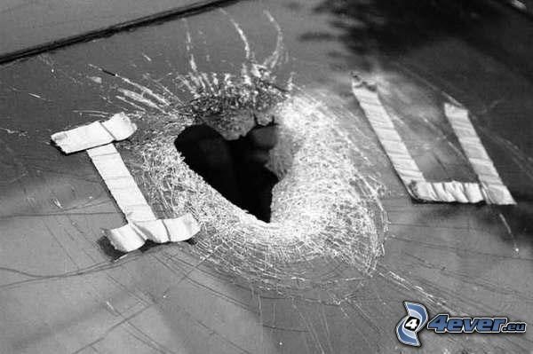 I love you, heart, broken glass, accident