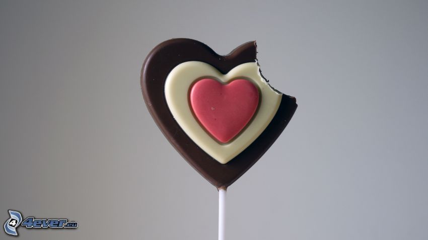 lollipop, hearts