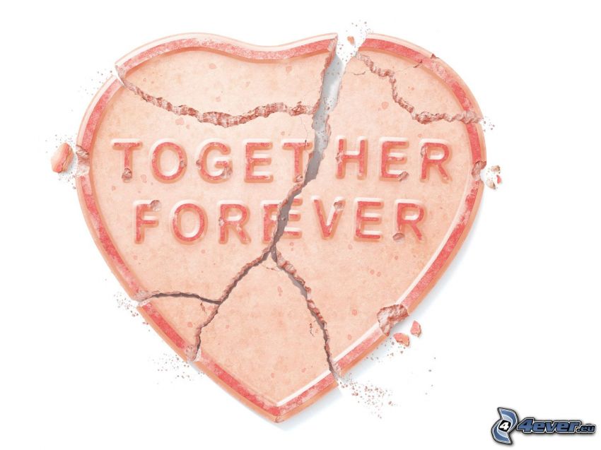 together forever, heart