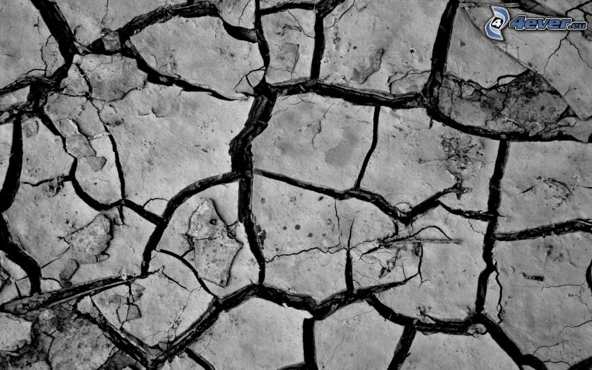 dry land, cracks