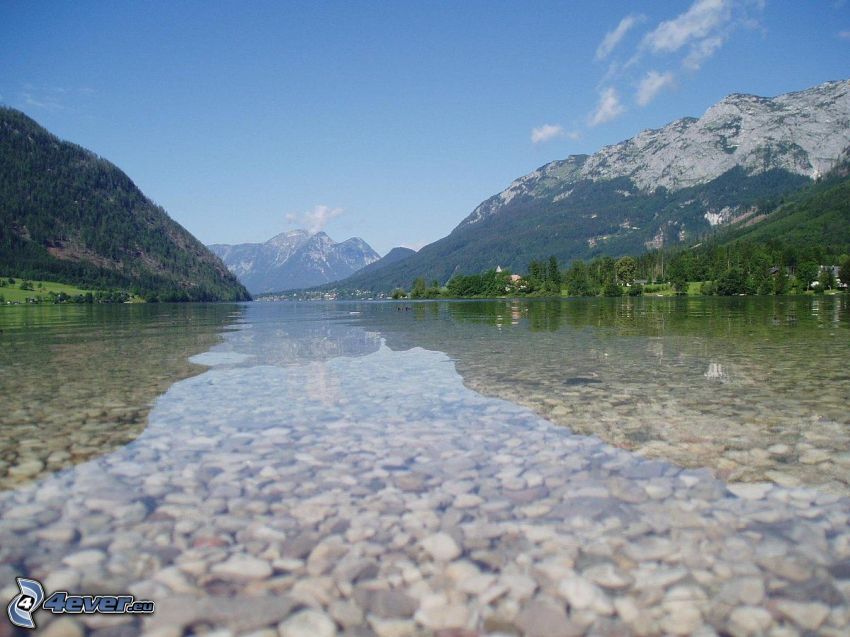 Totes Gebirge, lake, rocky mountains