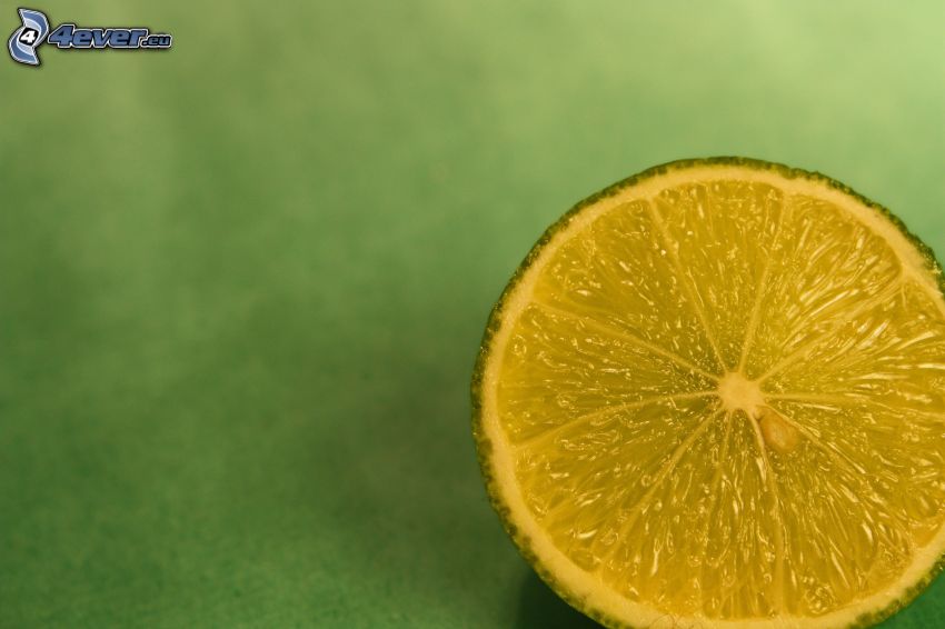 a slice of lime