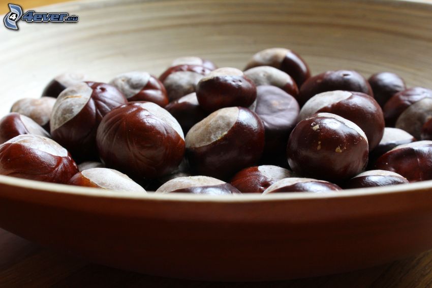 chestnuts, bowl