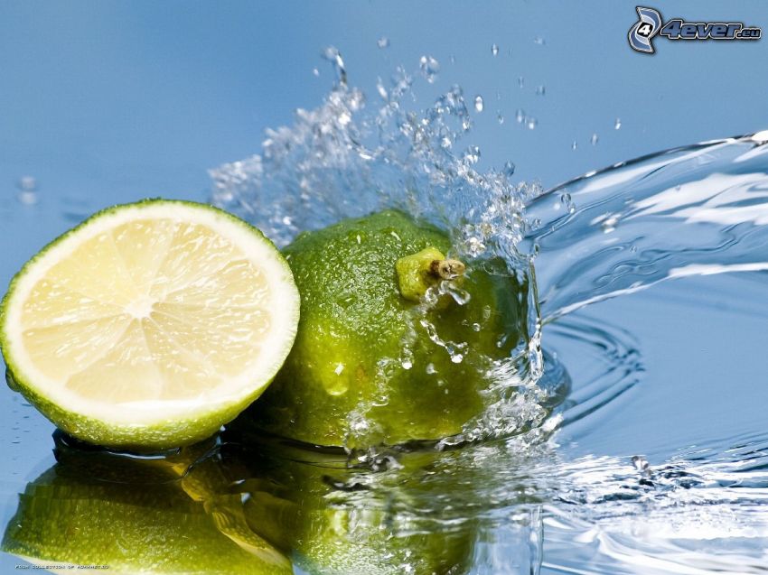 limes, stream of water