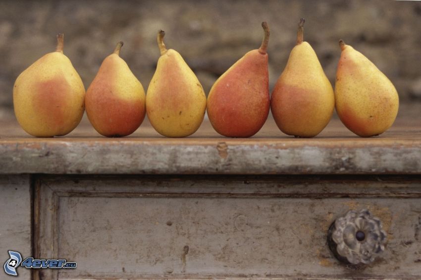 pears, drawer