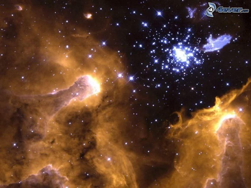 deep space, nebulae, stars