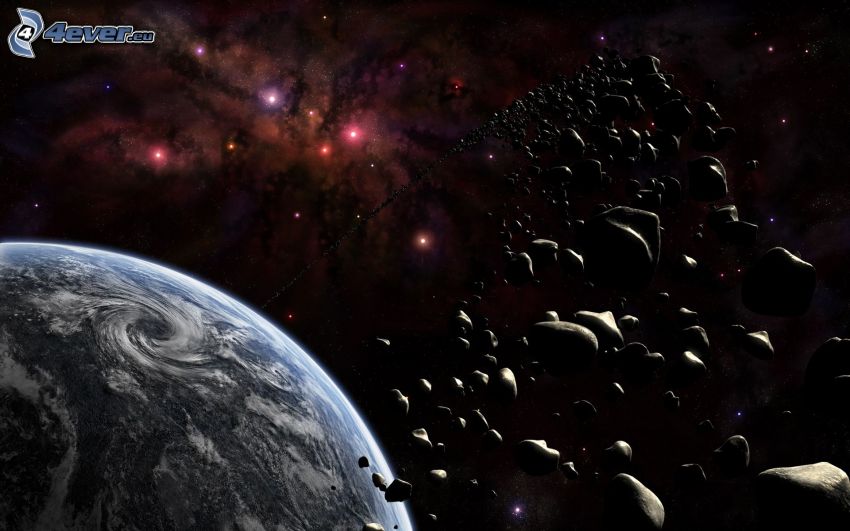 Earth, asteroid belt