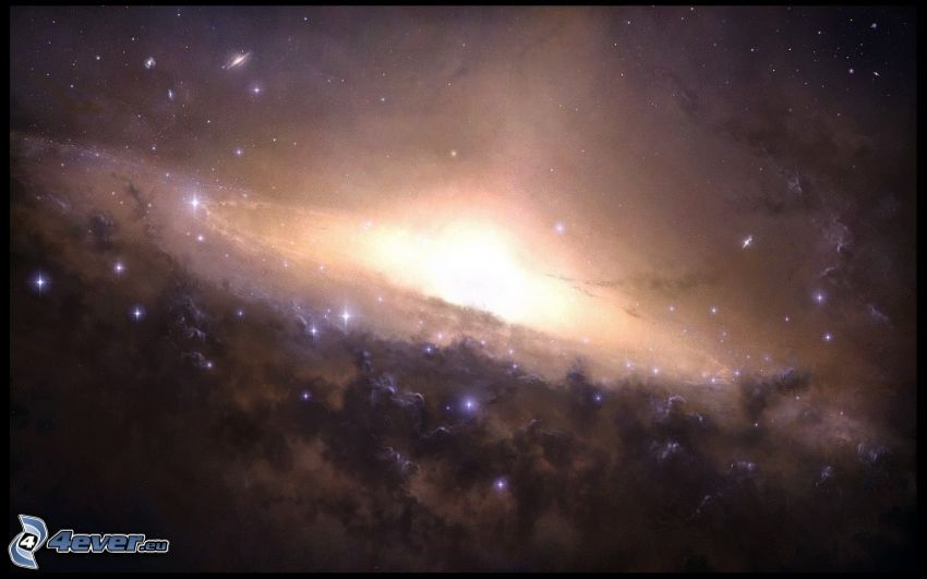 galaxy, nebulae, stars