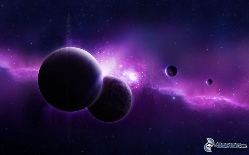 planets, nebula