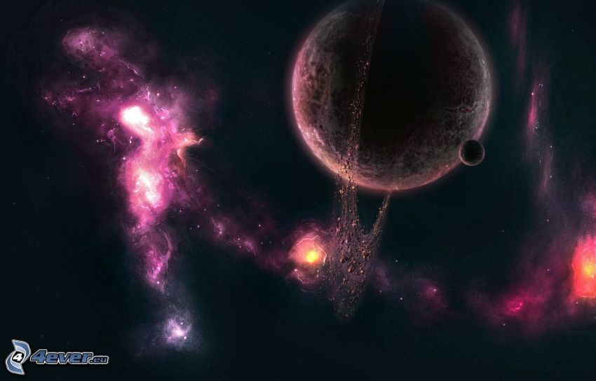 planets, nebulae