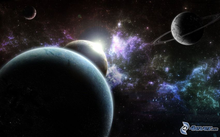 planets, nebulae