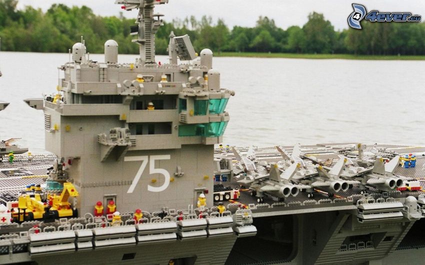 aircraft carrier, Lego