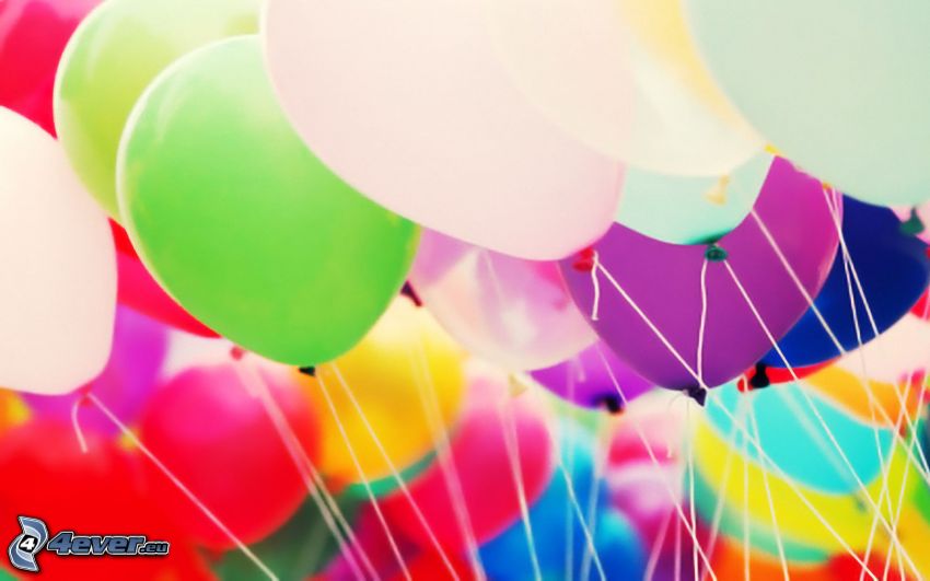 balloons, colors