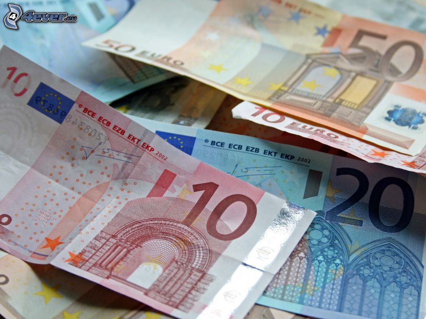 bank notes, euro