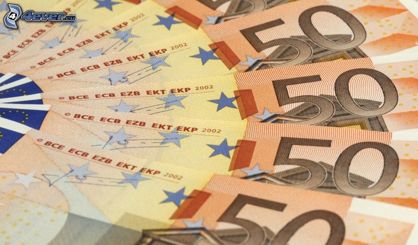 bank notes, money, 50 Euro