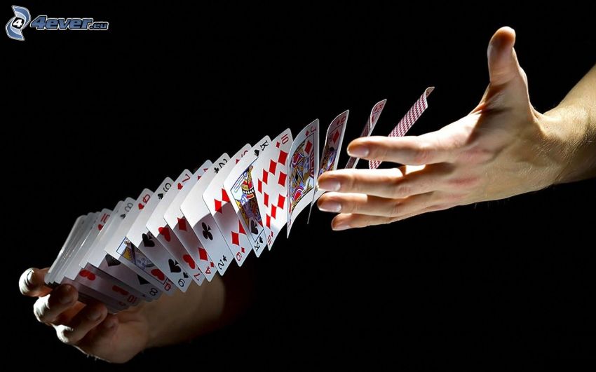 cards, hands