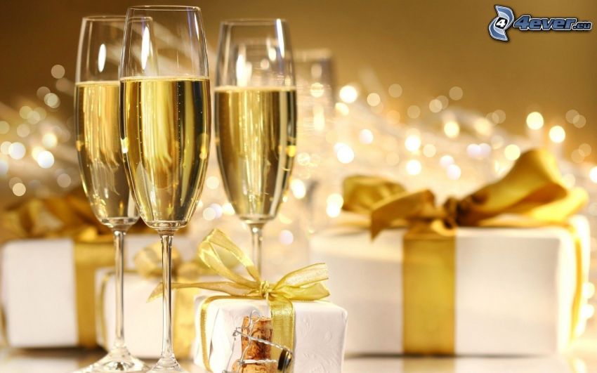 champagne, gifts
