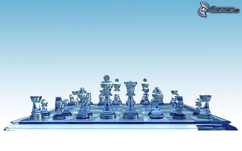 chessboard, figurines