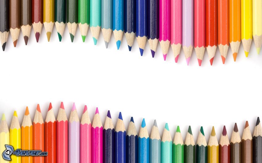 colored pencils, crayons