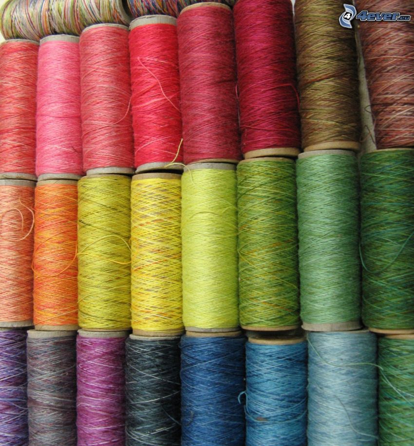 colored threads