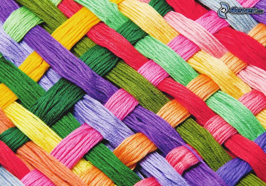 colored threads