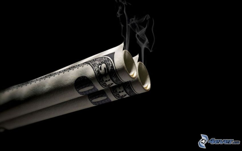 dollars, smoke