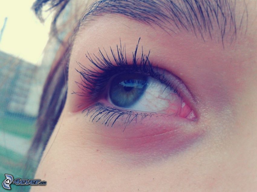 eye, girl
