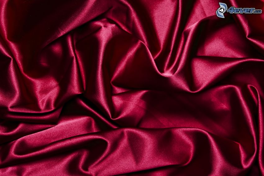 red cloth, silk