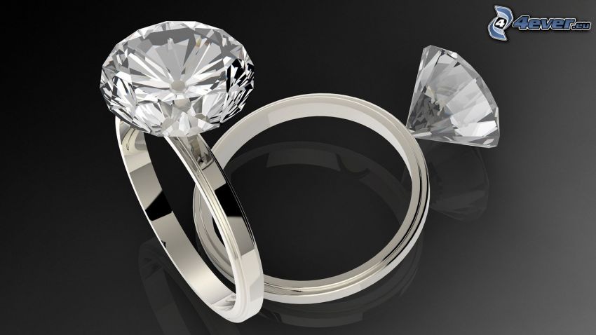 rings, diamond