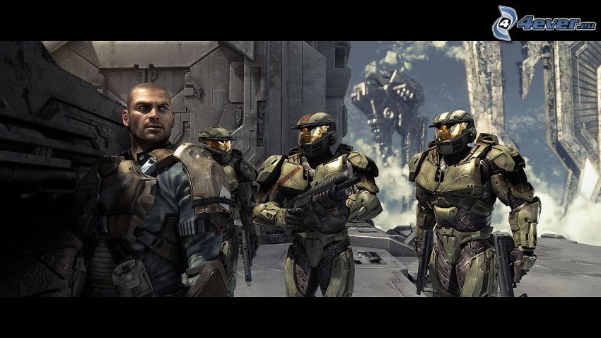 Halo Wars, sci-fi soldier