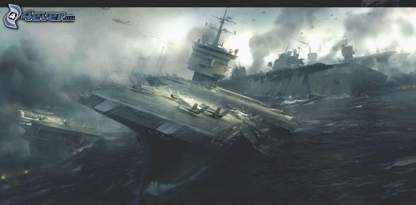 Battlefield 3, aircraft carrier