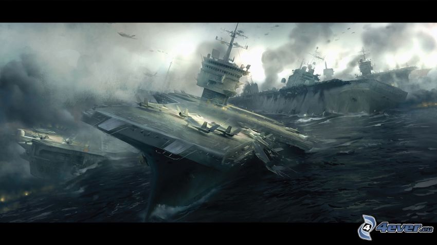 Battlefield 3, aircraft carrier