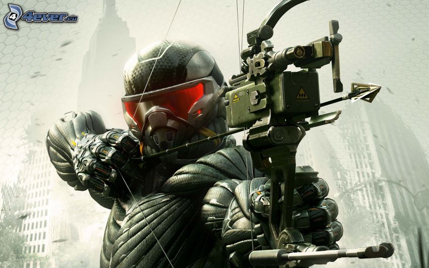 Crysis 3, soldier with a gun
