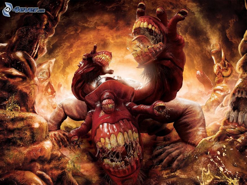 Dante's Inferno, monster