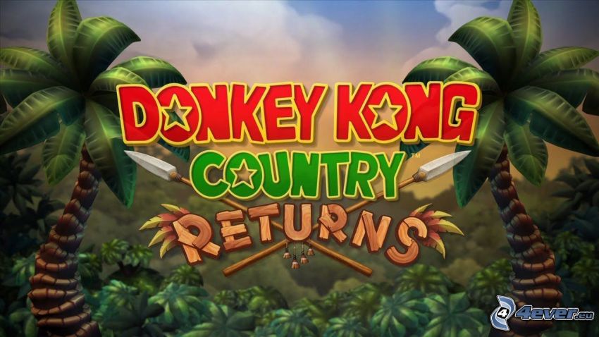 Donkey Kong Country Returns, palm trees